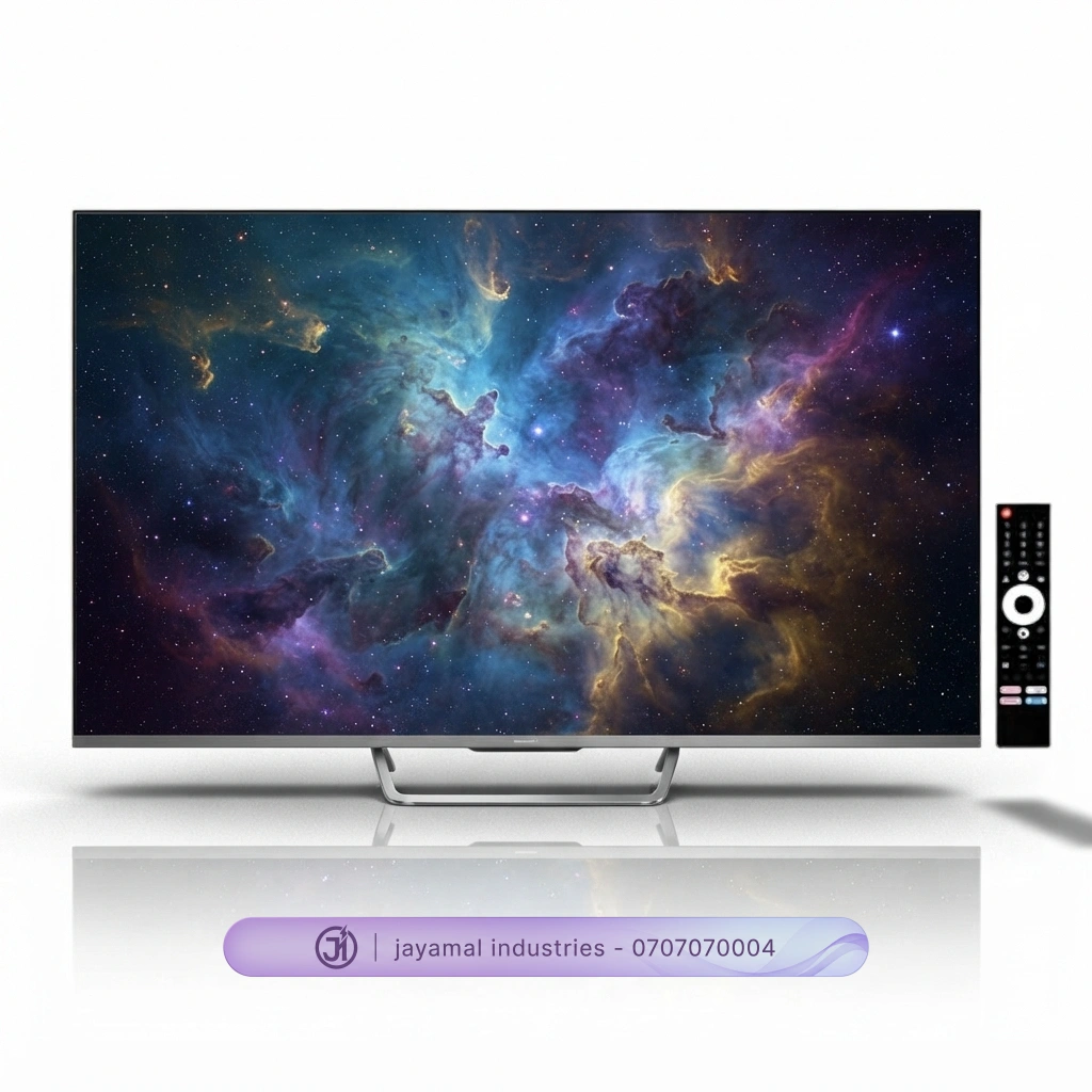 FLICO 75 Inch Frameless 4K UHD Smart Google QLED TV