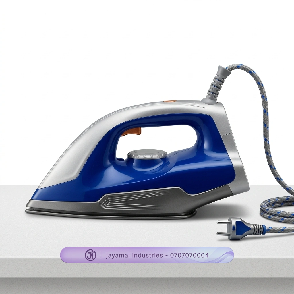 Unic 1000W Classic Dry Iron with Non-Stick Soleplate